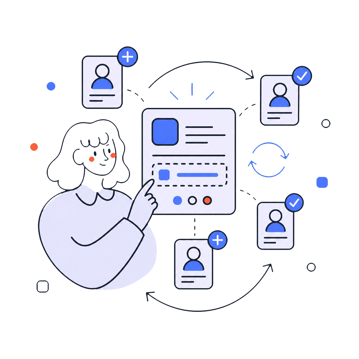 Gruppen-Editor einer Kartenvorlage mit Firmendesign und zentral verwalteten Feldern