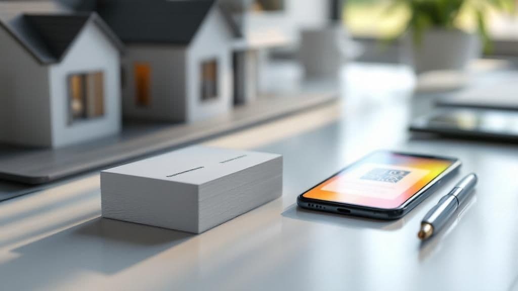 Moderne Visitenkarten für Immobilienmakler: Der Schlüssel zum erfolgreichen Networking