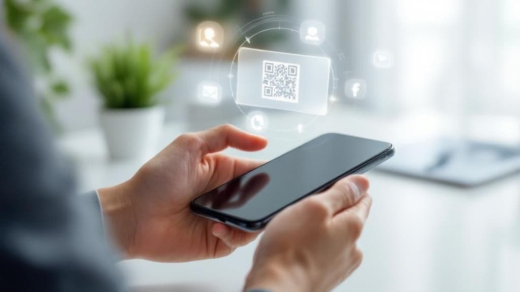 Digitale Visitenkarte QR Code – Modern und smart Kontakte knüpfen